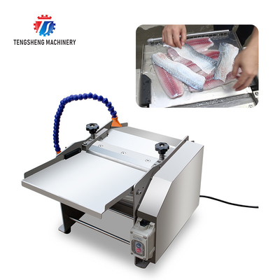 50PCS/Min Desktop Fish Processing Machine Grass Carp Peeler
