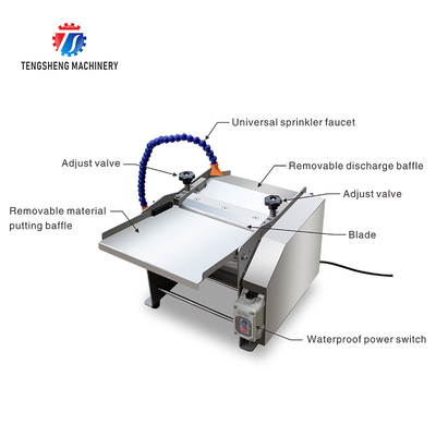 50PCS/Min Desktop Fish Processing Machine Grass Carp Peeler