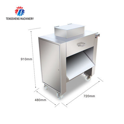 380V 2.2KW Canteen fresh meat slicing machine chicken neck duck neck slicing machine meat slicing machine