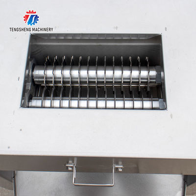 380V 2.2KW Canteen fresh meat slicing machine chicken neck duck neck slicing machine meat slicing machine