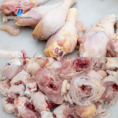 380V 2.2KW Canteen fresh meat slicing machine chicken neck duck neck slicing machine meat slicing machine