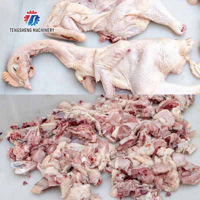 380V 2.2KW Canteen fresh meat slicing machine chicken neck duck neck slicing machine meat slicing machine