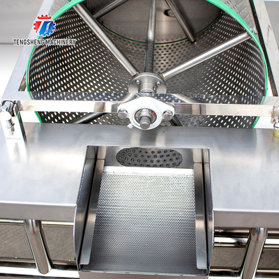 1000KG/H Vegetable cleaning equipment 304 stainless steel eddy current vegetable washing machine vibration drain machine