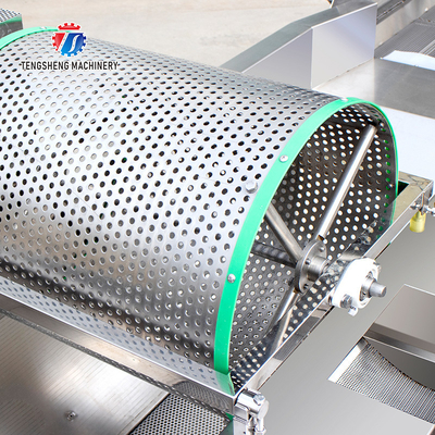 1000KG/H Vegetable cleaning equipment 304 stainless steel eddy current vegetable washing machine vibration drain machine