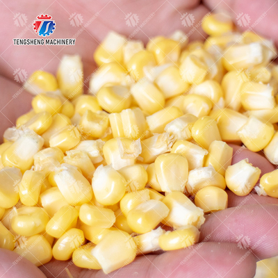 Sweet Glutinous Commercial Corn Peeling Machine 500Kg / Hour Automatic