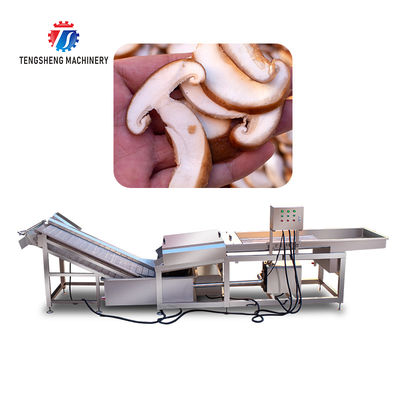 Mushroom slicer Wash Washer Washing Shiitake mushrooms Cleaning Dryer Cutting processing production Machine
