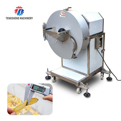 Large scale Potato Chip Machine Apple Banana Potato Carrot Taro Potatoes and round tuber crops Carrots and longitudinal root vegetables Onions Cutting French fries Potato chips flake Hash brown